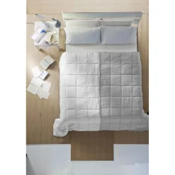 Piumino 4 stagioni singolo bianco