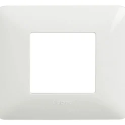 Placca Bticino Matix 2 moduli 96x84 mm bianca