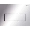 Placca di comando doppio scarico Idrostile slim 165x247 mm cromo lucido