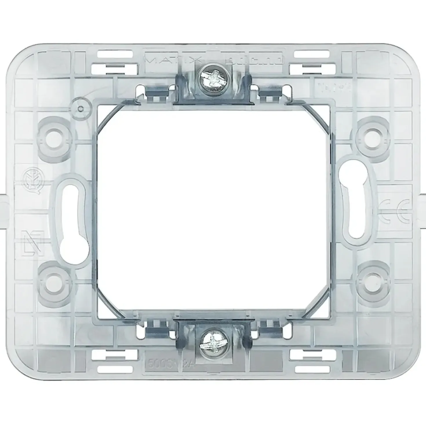 Placca di supporto per scatole incasso tonde TT 2P Bticino Matix