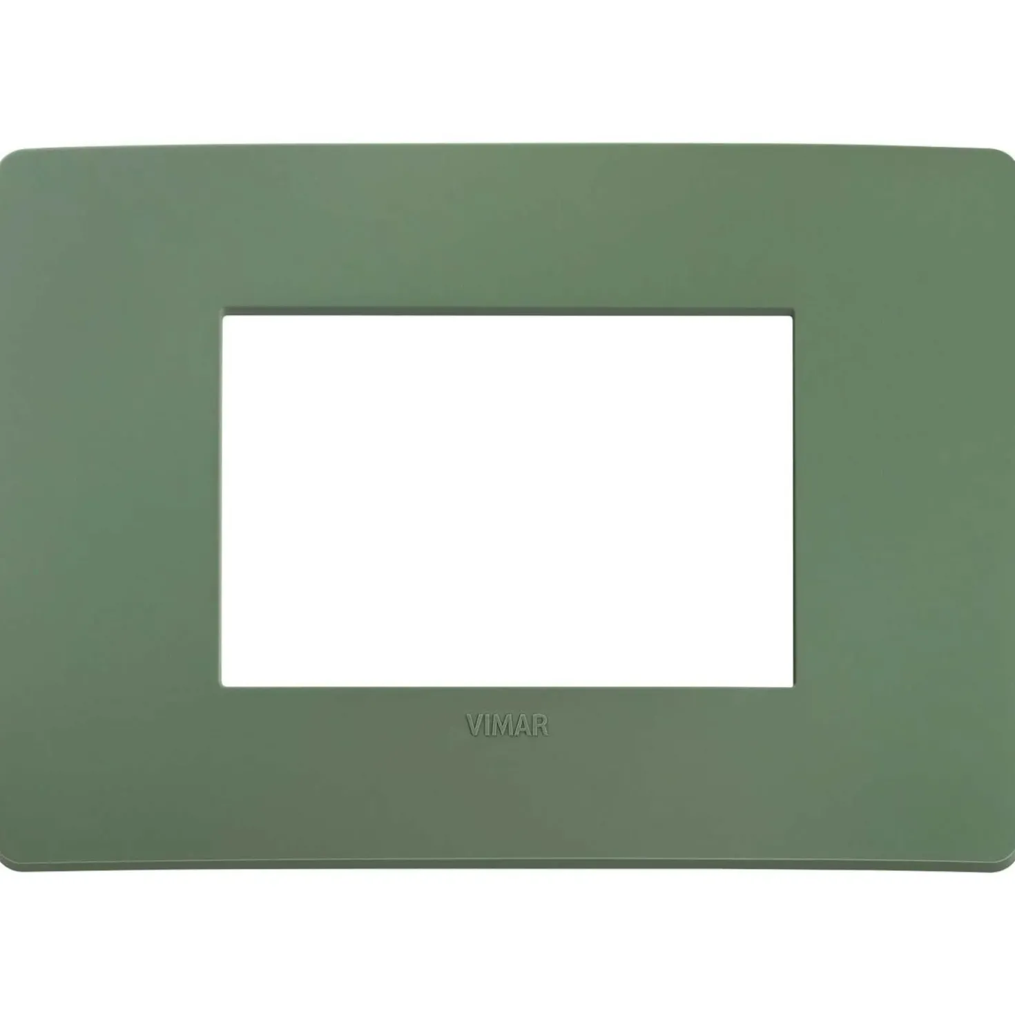 Placca Plana Up 3 moduli salvia