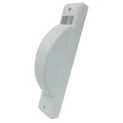 Placca tapparella semincasso in acciaio inox 8 m bianca