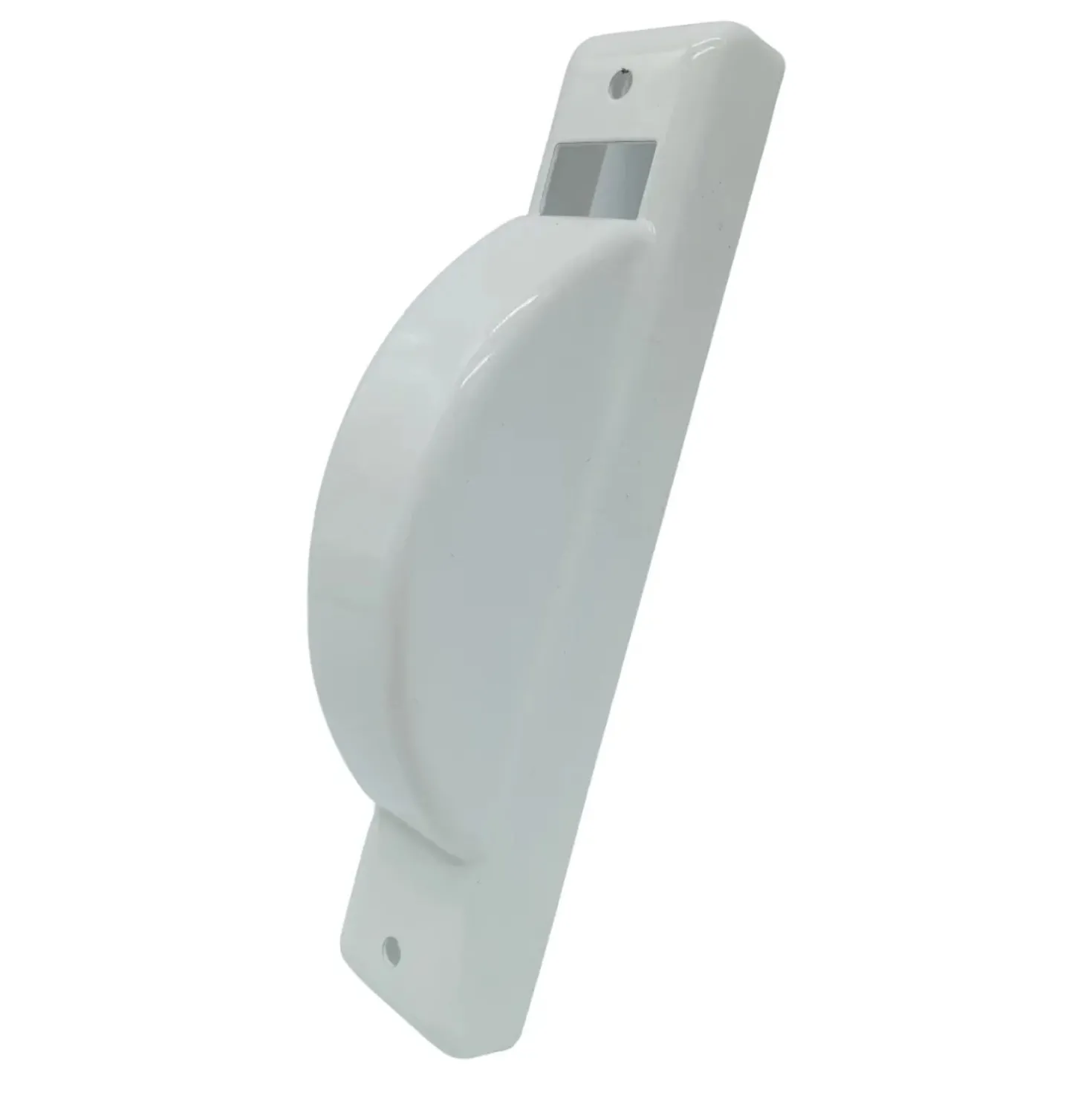 Placca tapparella semincasso in acciaio inox 8 m bianca