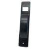 Placca tapparella semincasso in acciaio inox 6 m nera