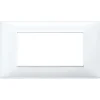 Placca Vimar Plana 4 moduli bianco