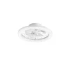 Plafoniera con ventilatore Etesia dimmerabile 5500 lm CCT 40W bianco