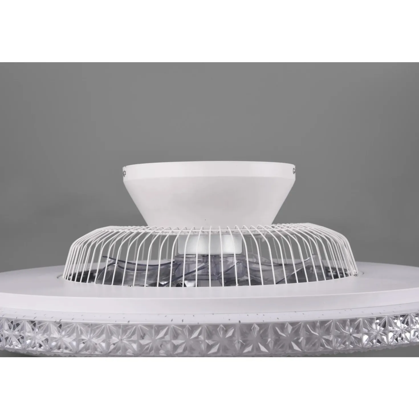 Plafoniera LED con ventilatore Harstad Ø 60 cm