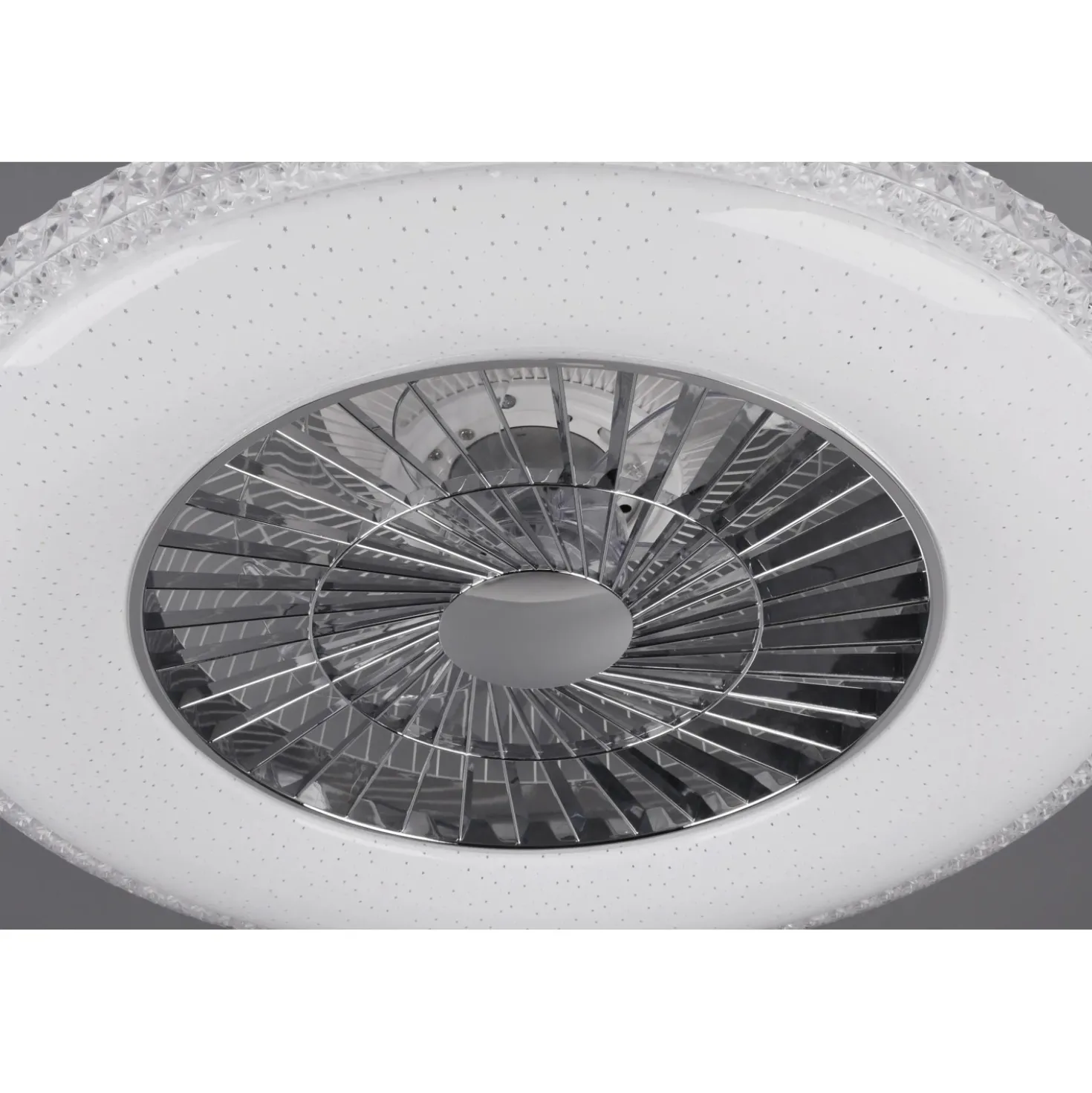 Plafoniera LED con ventilatore Harstad Ø 60 cm
