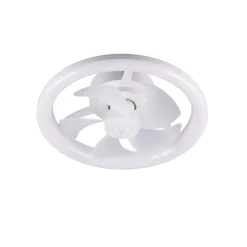 Plafoniera LED con ventilatore Pajala 2600 lm bianco caldo Ø 40x40 cm