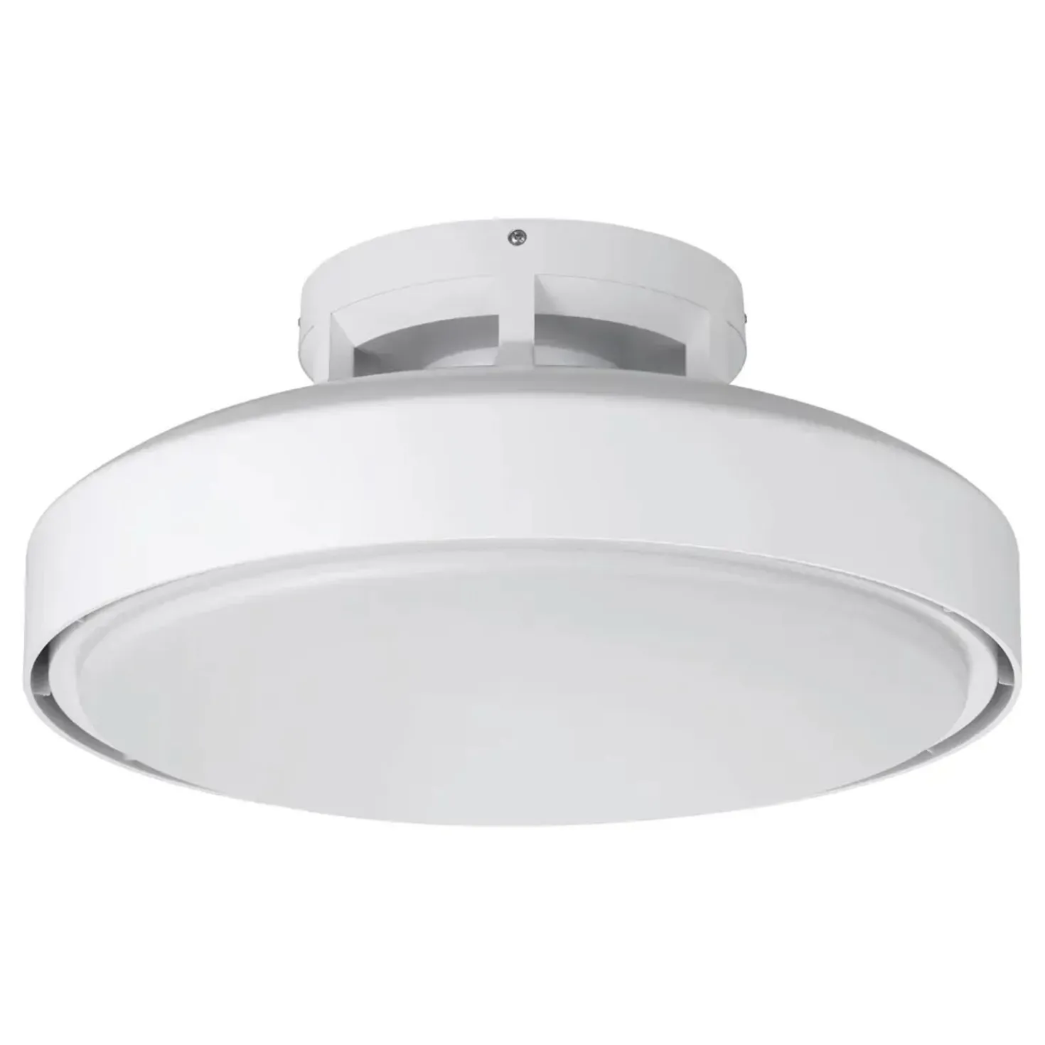 Plafoniera LED con ventilatore Morenci 5200 lm CCT Ø 48 cm bianco