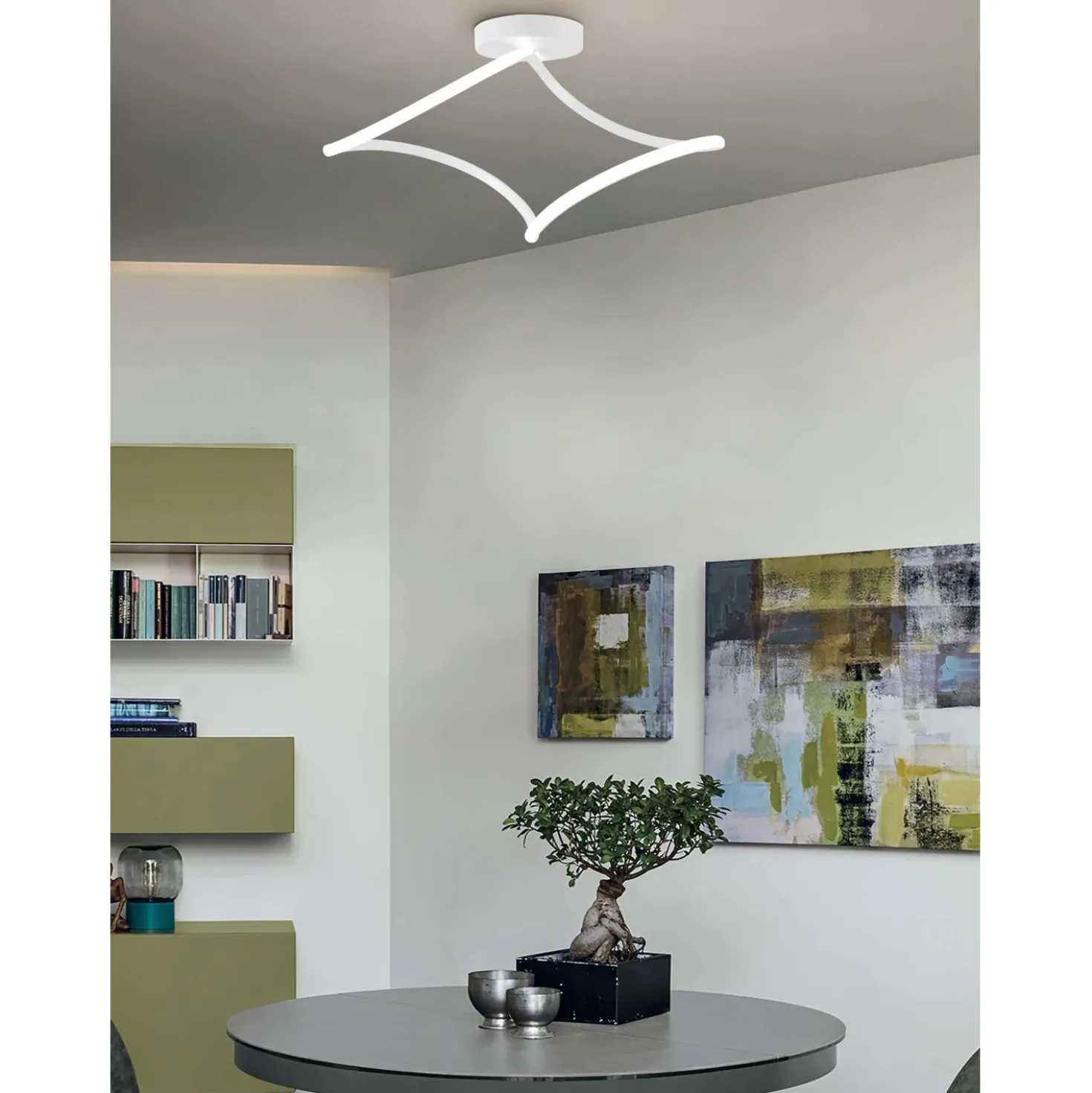 Plafoniera LED Demi 3100 lm CCT 62x37x33 cm