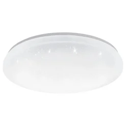 Plafoniera LED effetto cristallo Eglo Totari-Z CCT Ø 53 cm Bianco