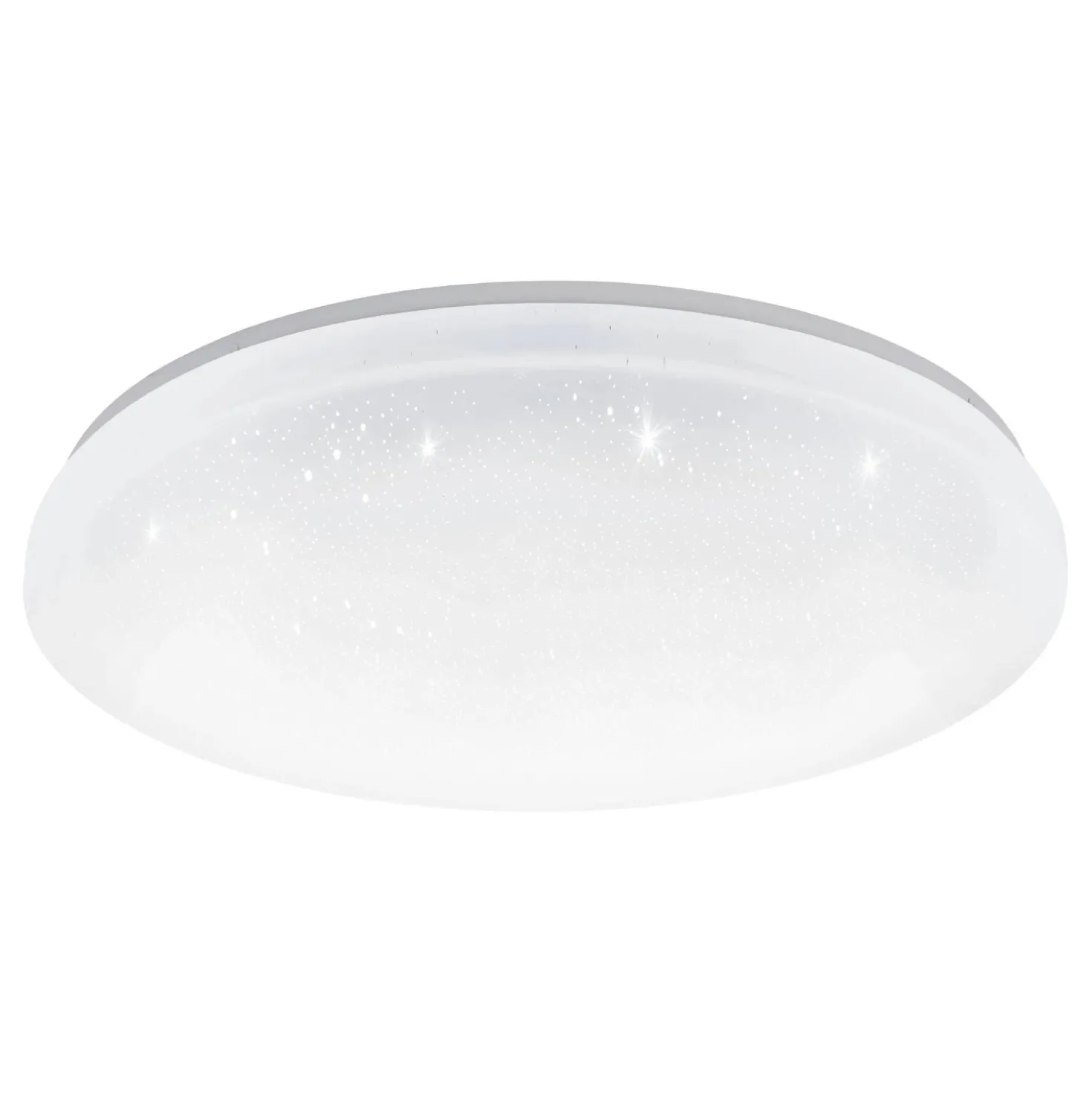 Plafoniera LED effetto cristallo Eglo Totari-Z CCT Ø 53 cm Bianco