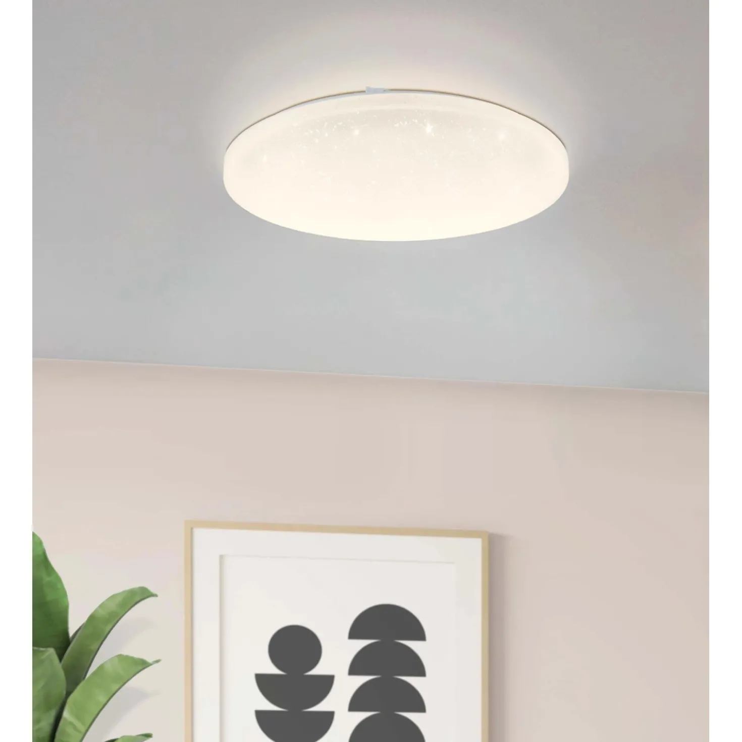 Plafoniera LED Frania 3900 lm bianco neutro Ø 43 cm