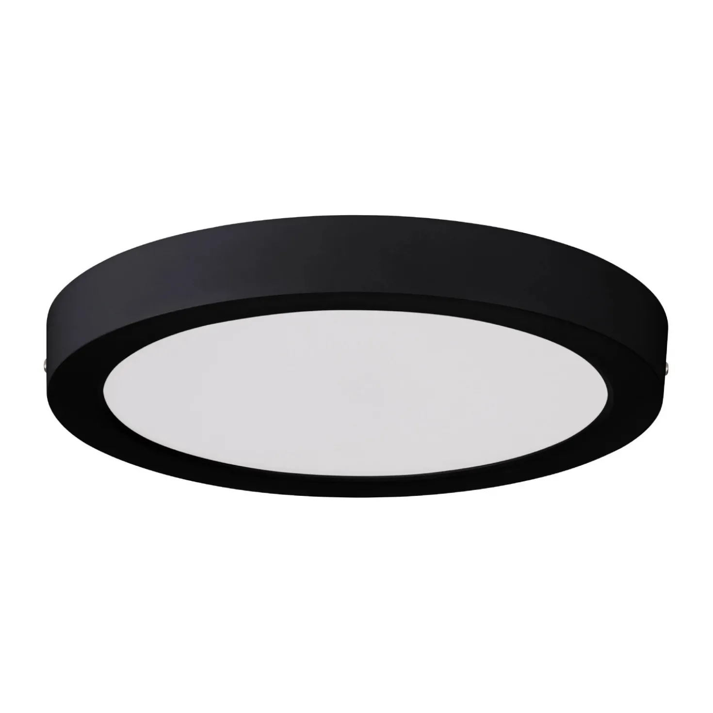 Plafoniera LED Idune-E 2750 lm bianco neutro Ø 30 cm nero