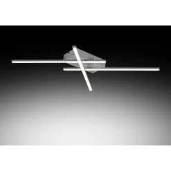 Plafoniera LED Ilary 1800 lm bianco neutro 62x49x8 cm bianco
