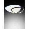 Plafoniera LED Kiara 2880 lm bianco neutro RGB 70x57 cm bianco e nero