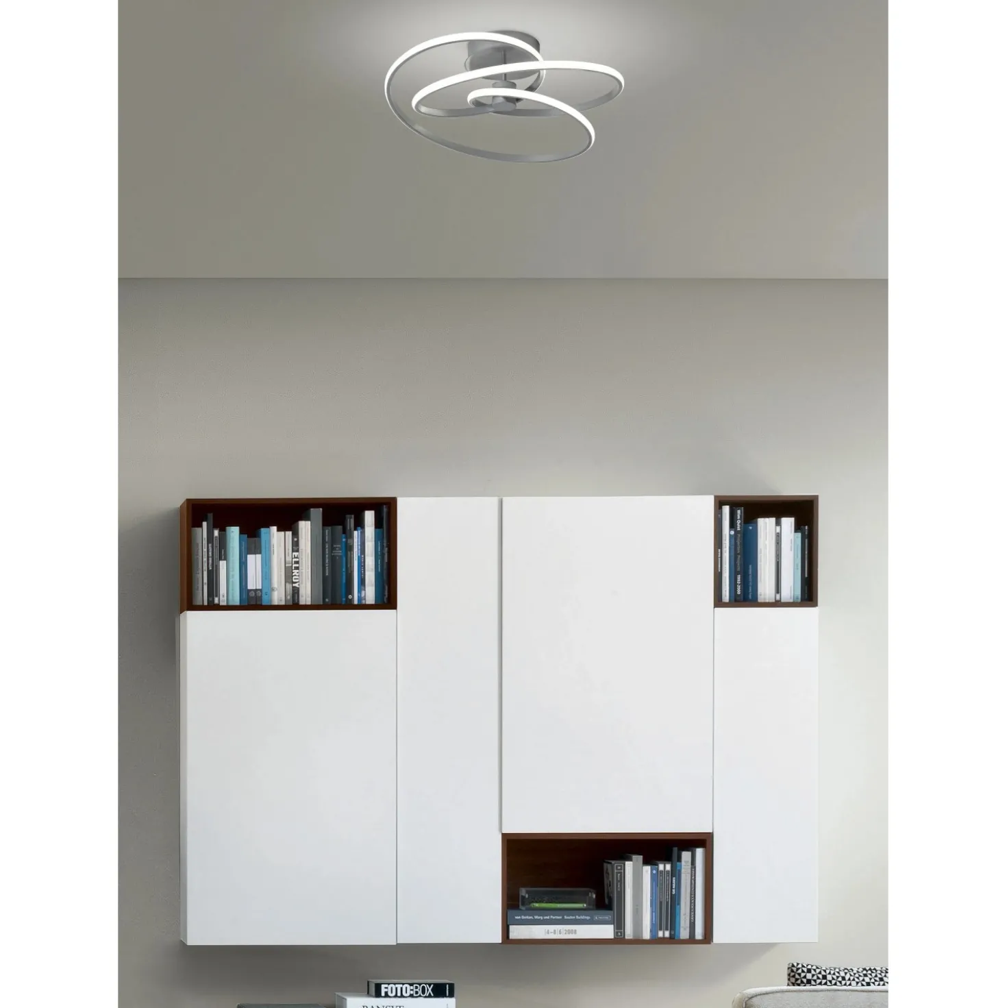 Plafoniera LED Misty 2240 lm bianco neutro Ø 52 cm