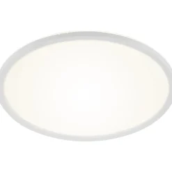 Plafoniera LED Slim 2700 lm bianco neutro Ø 42 cm bianco