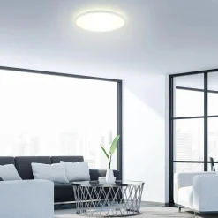 Plafoniera LED Slim 2700 lm bianco neutro Ø 42 cm bianco