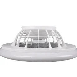Plafoniera LED Stralsund con ventilatore 3500 lm CCT Ø 49 x 16 cm titano