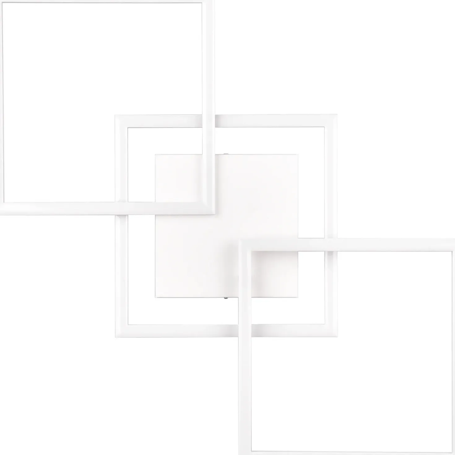 Plafoniera LED Trail 3800 lm bianco neutro 74x7x35 cm bianco opaco