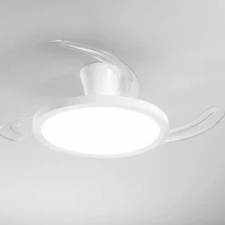 Plafoniera LED ventilatore con pale retrattili Condor bianco 40 W 4050 lm