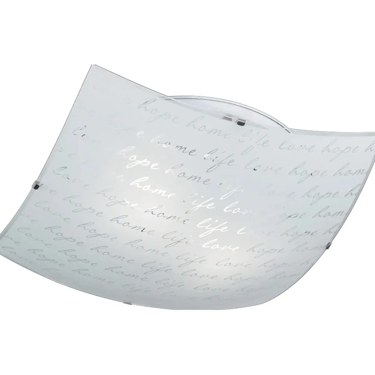 Plafoniera Poesia 40x40 cm bianco