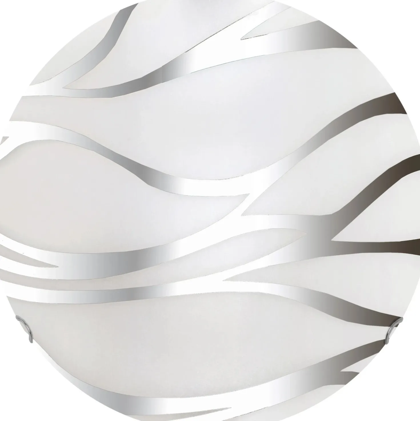 Plafoniera Sonny 2 luci 40x7 cm cromo