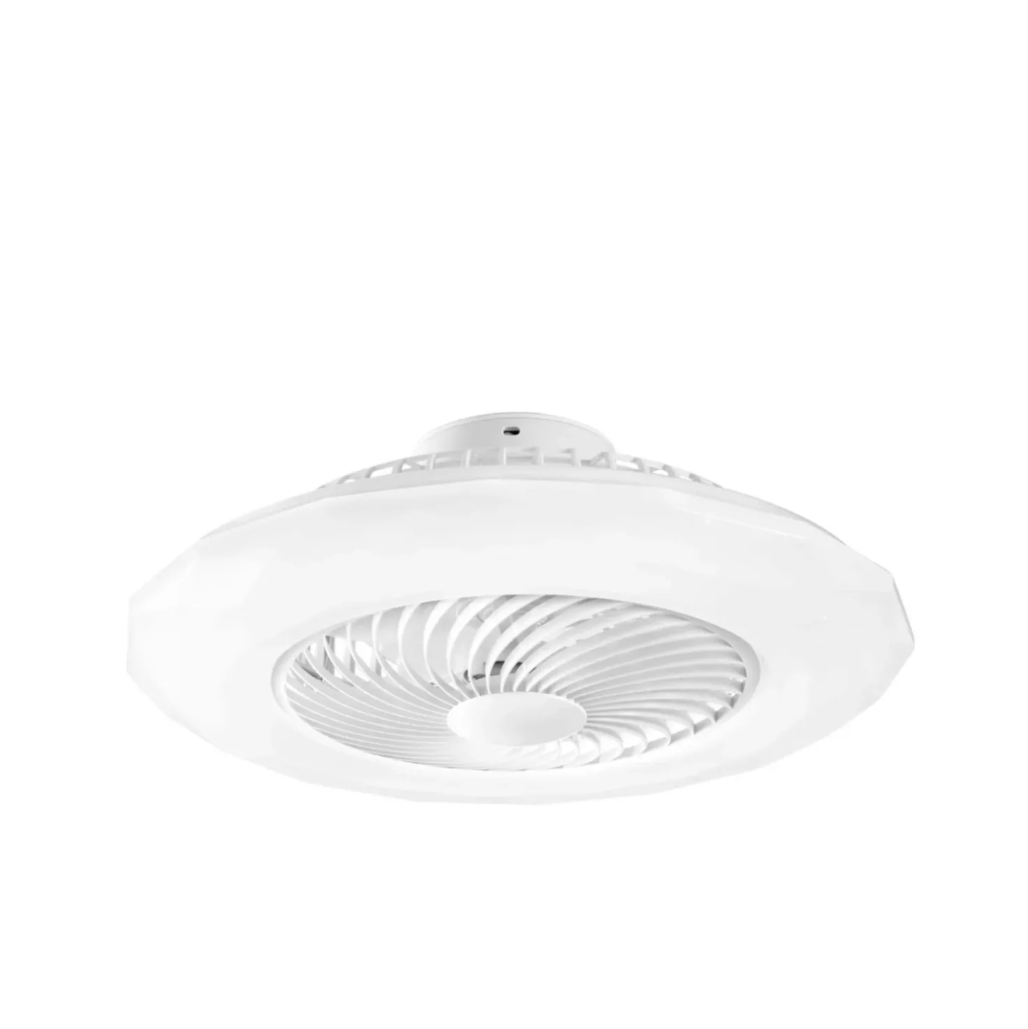 Plafoniera ventilatore Led Skyron Bco 4800 lm bianco 22,5x59,5 cm