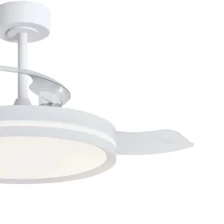 Plafoniera ventilatore LED Luna 5710 lm 3000-5000 K Ø106x 32,5x45 cm