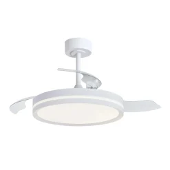 Plafoniera ventilatore LED Luna 5710 lm 3000-5000 K Ø106x 32,5x45 cm