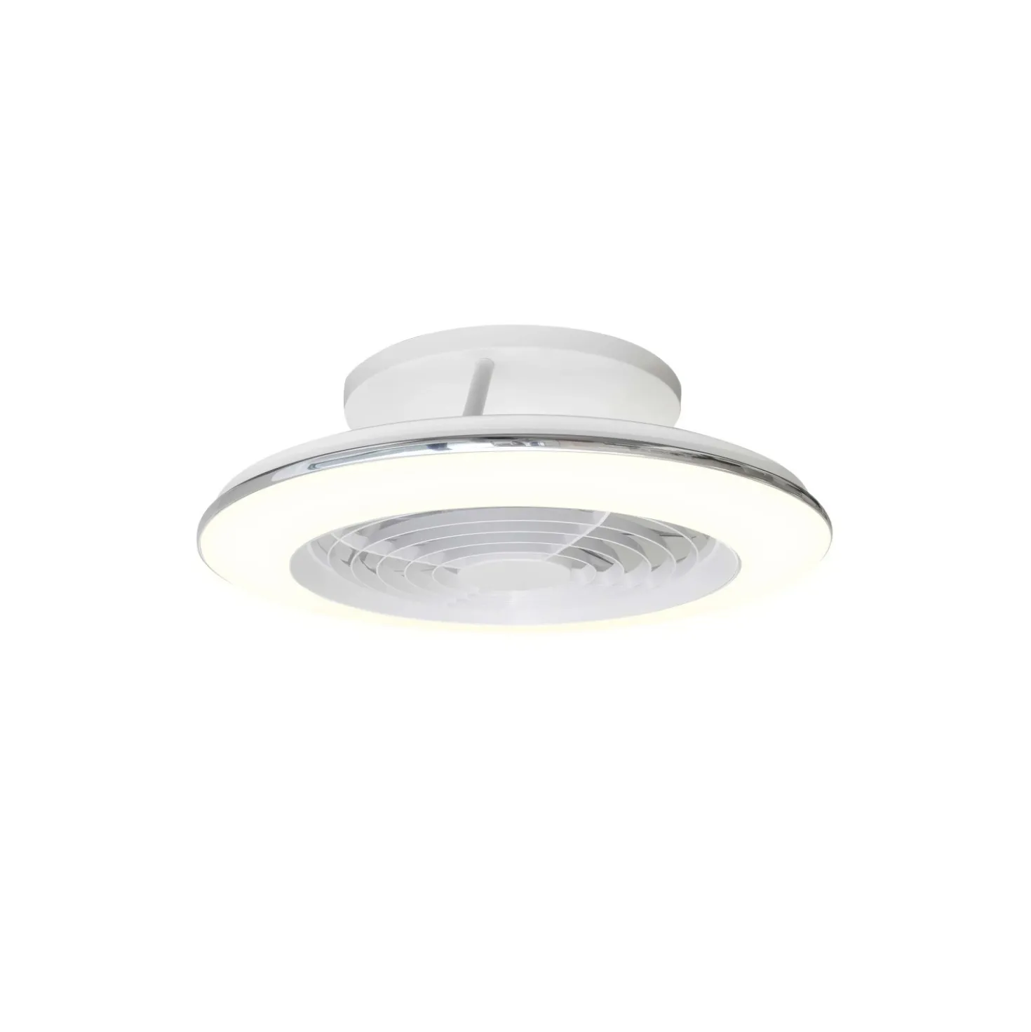 Planofiera LED 70W con ventilatore 30W Alisio Mini 16,5x52,5 cm bianco