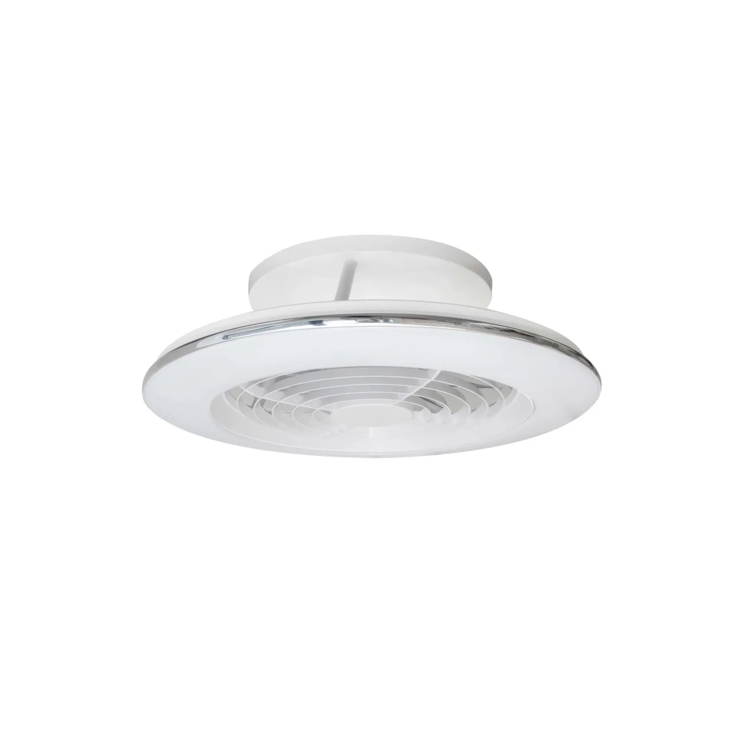 Planofiera LED 70W con ventilatore 30W Alisio Mini 16,5x52,5 cm bianco