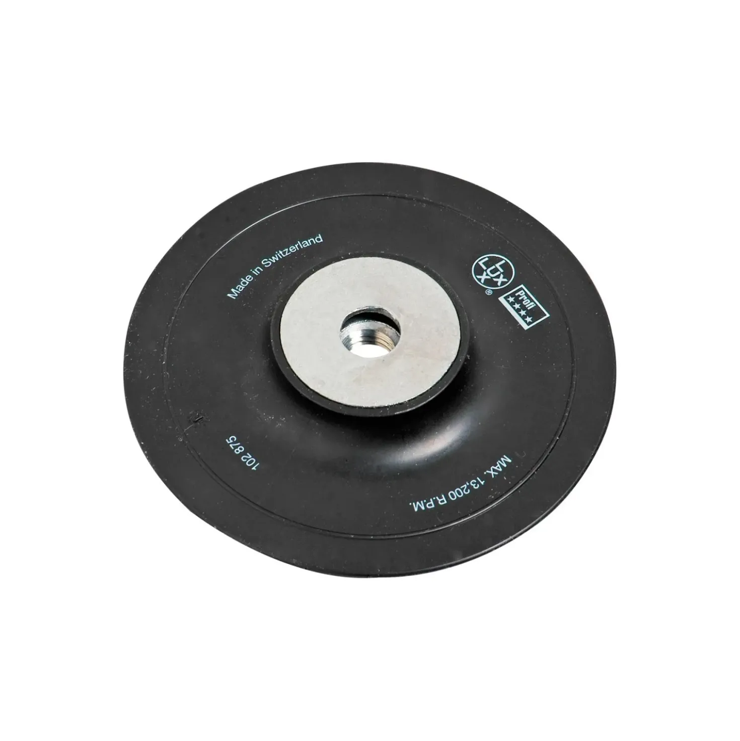 Platorello di supporto per dischi abrasivi in fibra LUX-TOOLS Ø 115 mm