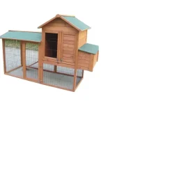 Pollaio in legno a doppio corpo H151xP76xL186 cm