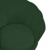 Poltrona in velluto Tulipan 73x72xh45/75 cm verde