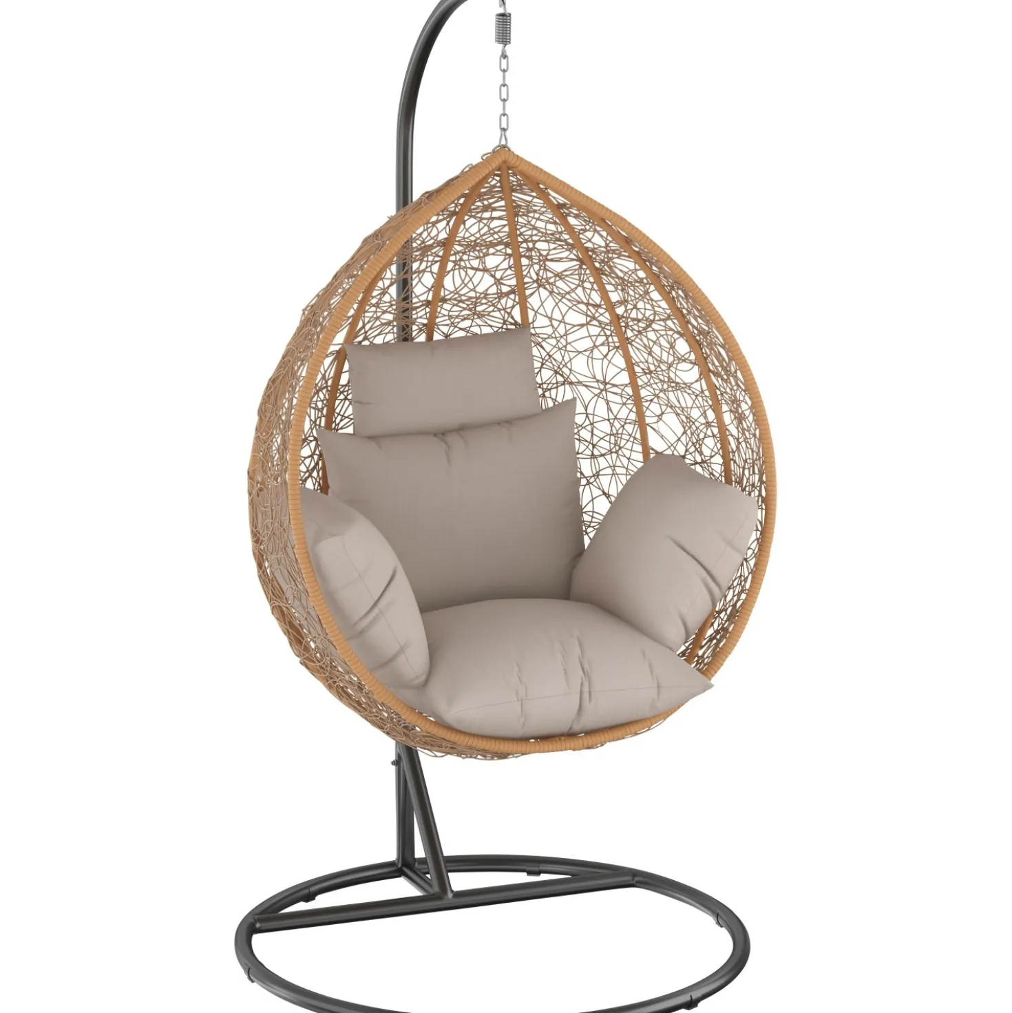Poltrona sospesa Shorea naturale H200 x Ø 105 cm