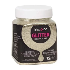 Polvere decorativa Bio Glitter Iriscolor 75 g champagne