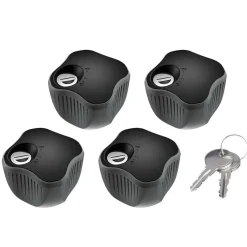 Pomelli con serratura per portabici 4 pz.