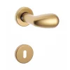 Pomolo modello ovale con quadro con rosette patent bronzata