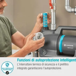 Pompa autoclave Gardena Silent 600W portata max 3800 l/h
