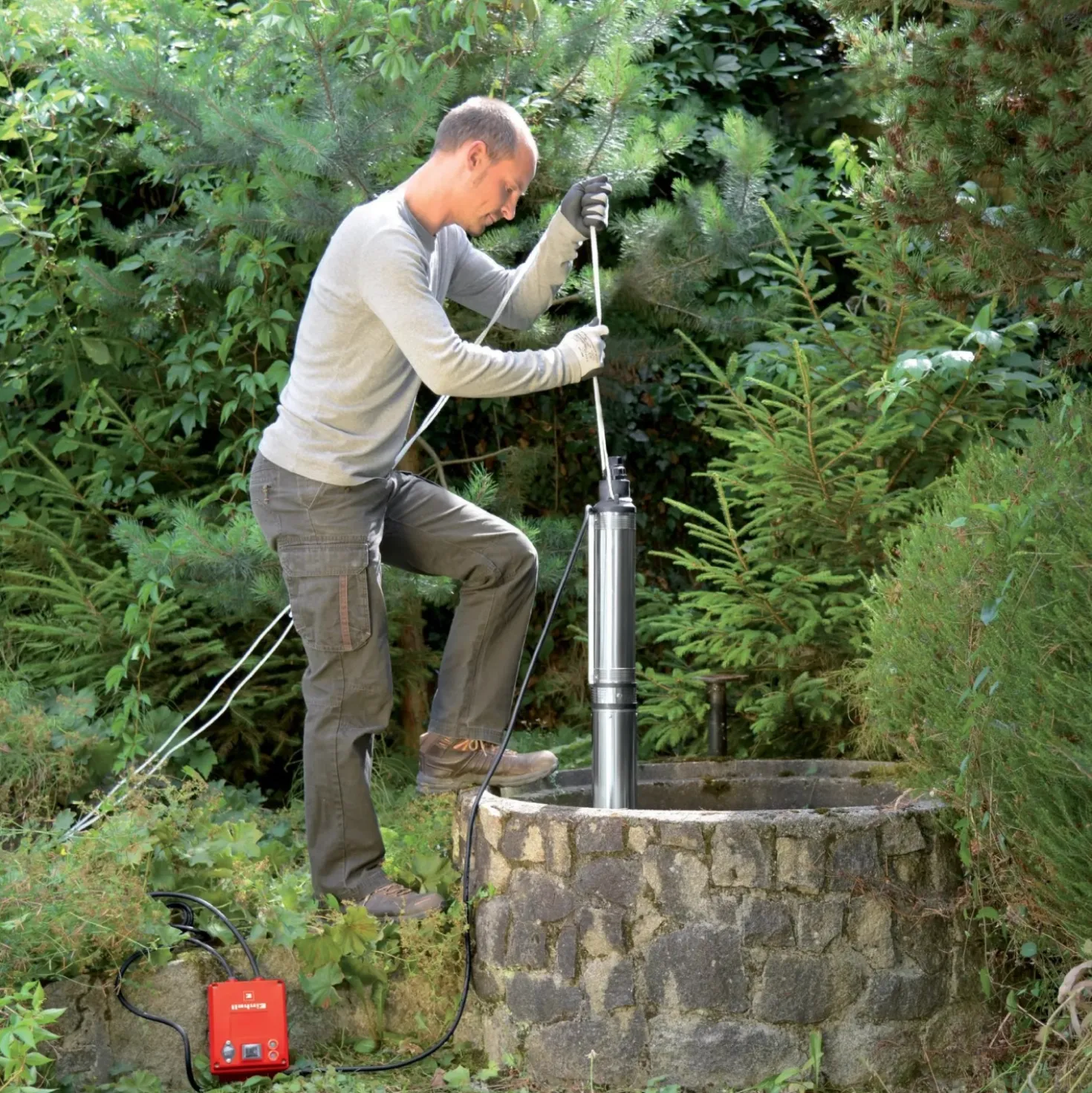 Pompa di profondità acque chiare Einhell