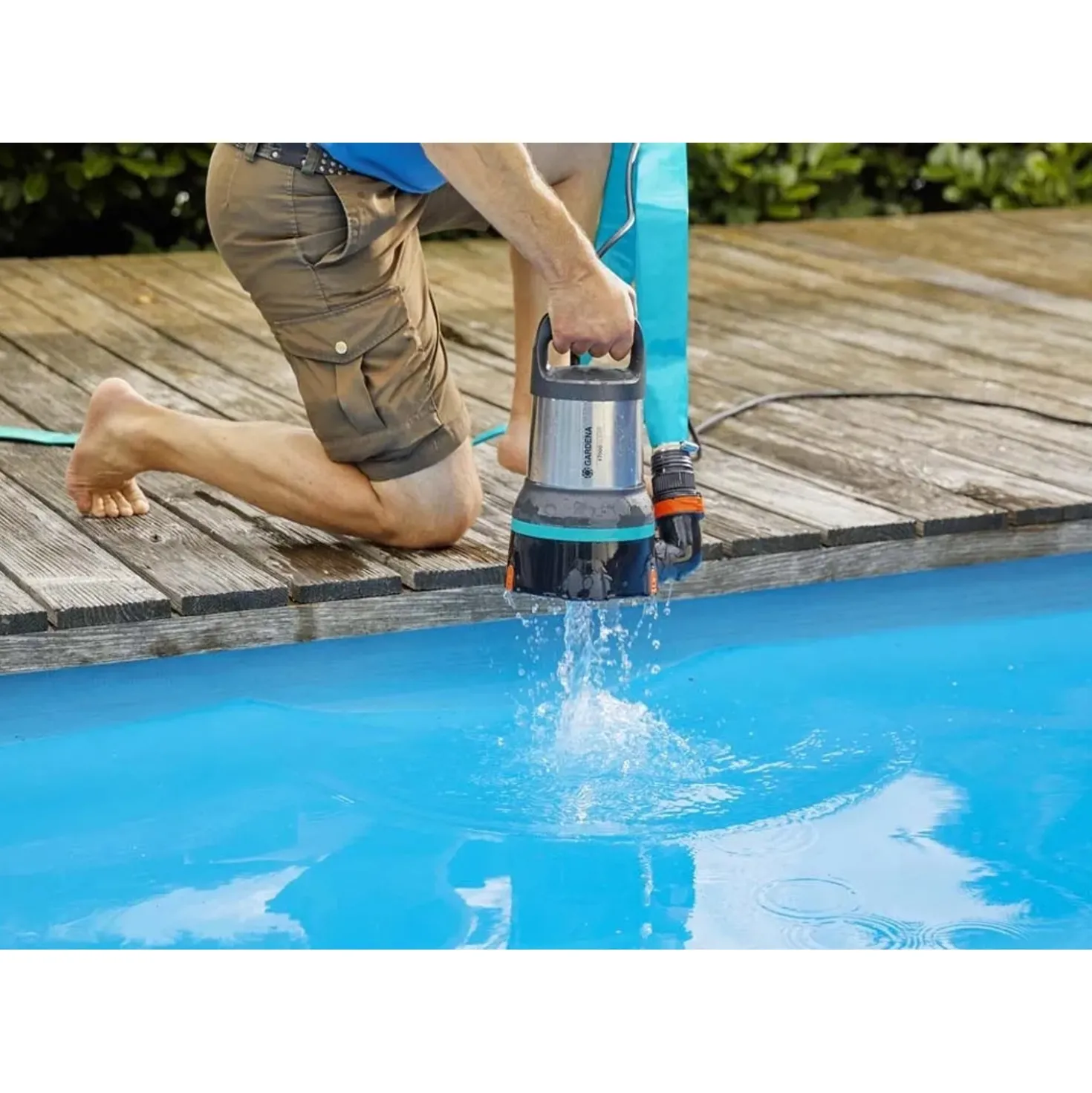 Pompa sommersa Gardena Aquasensor 750 W portata max 17.000 l/h