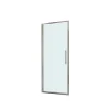 Porta a battente doccia estensione cm 87-91 cromo stampato