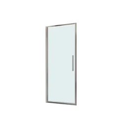 Porta a battente doccia estensione cm 97-101 cromo trasparente