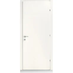 Porta a battente reversibile Sun bianca 80x210 cm
