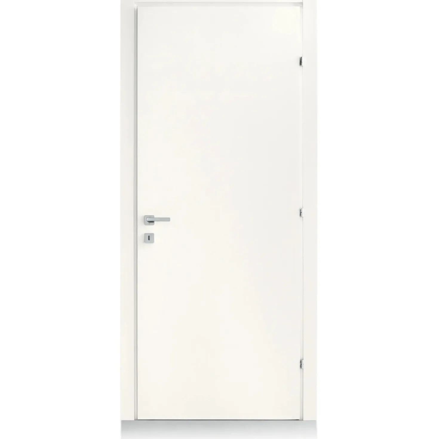 Porta a battente reversibile Sun bianca 80x210 cm
