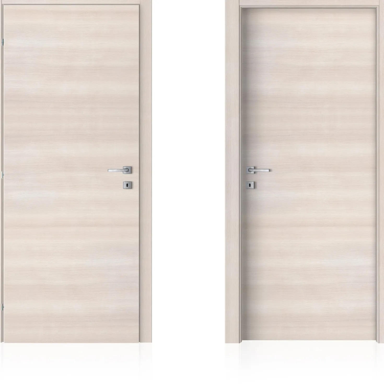 Porta a battente reversibile MAUI Larice Nocciola 80x210 cm