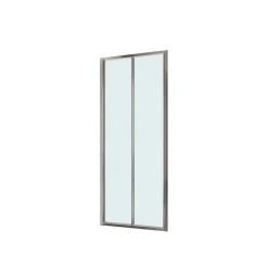 Porta a soffietto doccia 2 ante estensione cm 77-81 cromo stampato